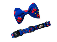 Load image into Gallery viewer, Set - Collar + Bow tie - Coolest Pup on Town